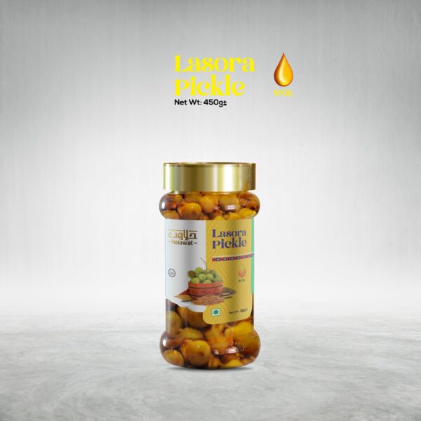 Organic Mixed Pickle + Crushed Pickle + Lasoora Pickle 450g Each - Image 4